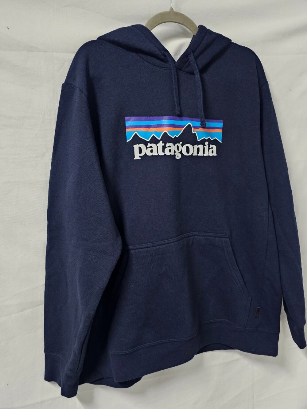 Patagonia Unisex Graphic Hoodie Sweatshirt Size WXXL/MXL Blue